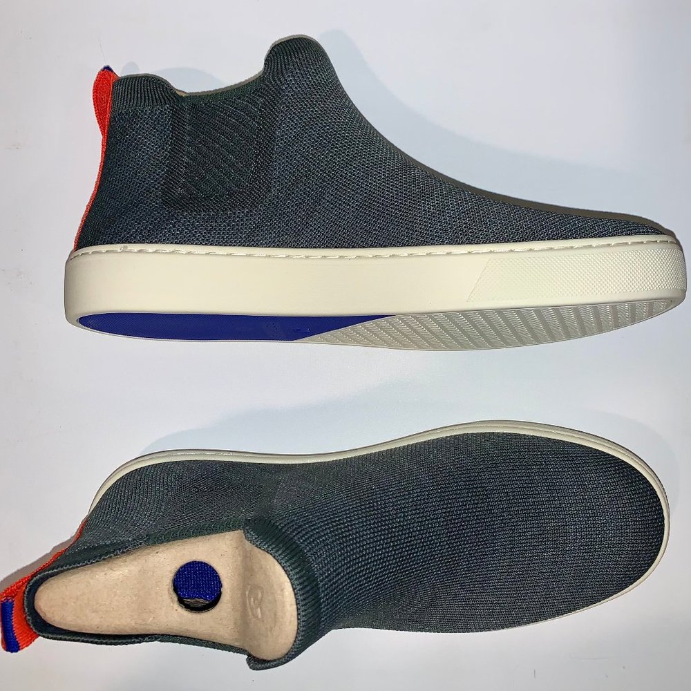 Rothy's Chelsea Fog Melange Sneaker Boot - 8.5